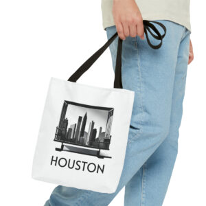 Houston Skyline Window - Tote Bag